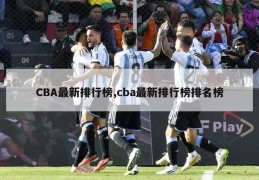 CBA最新排行榜,cba最新排行榜排名榜