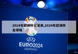 2024年欧洲杯记录表,2024年欧洲杯足球场