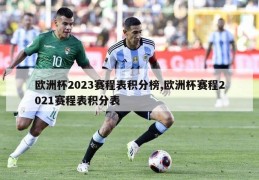 欧洲杯2023赛程表积分榜,欧洲杯赛程2021赛程表积分表