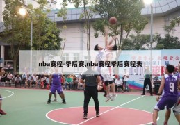 nba赛程-季后赛,nba赛程季后赛程表