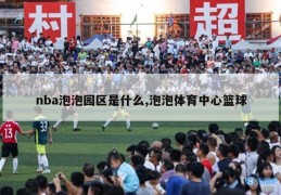 nba泡泡园区是什么,泡泡体育中心篮球