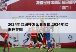 2024年欧洲杯怎么看直播,2024年欧洲杯在哪