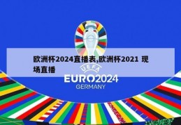 欧洲杯2024直播表,欧洲杯2021 现场直播