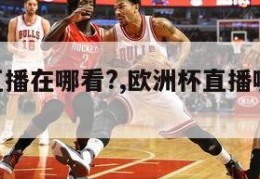 欧洲杯直播在哪看?,欧洲杯直播哪里看2021